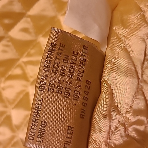 Georgetown Men's Brown Leather/Suede BomberJacket Size: Med - Picture 16 of 16